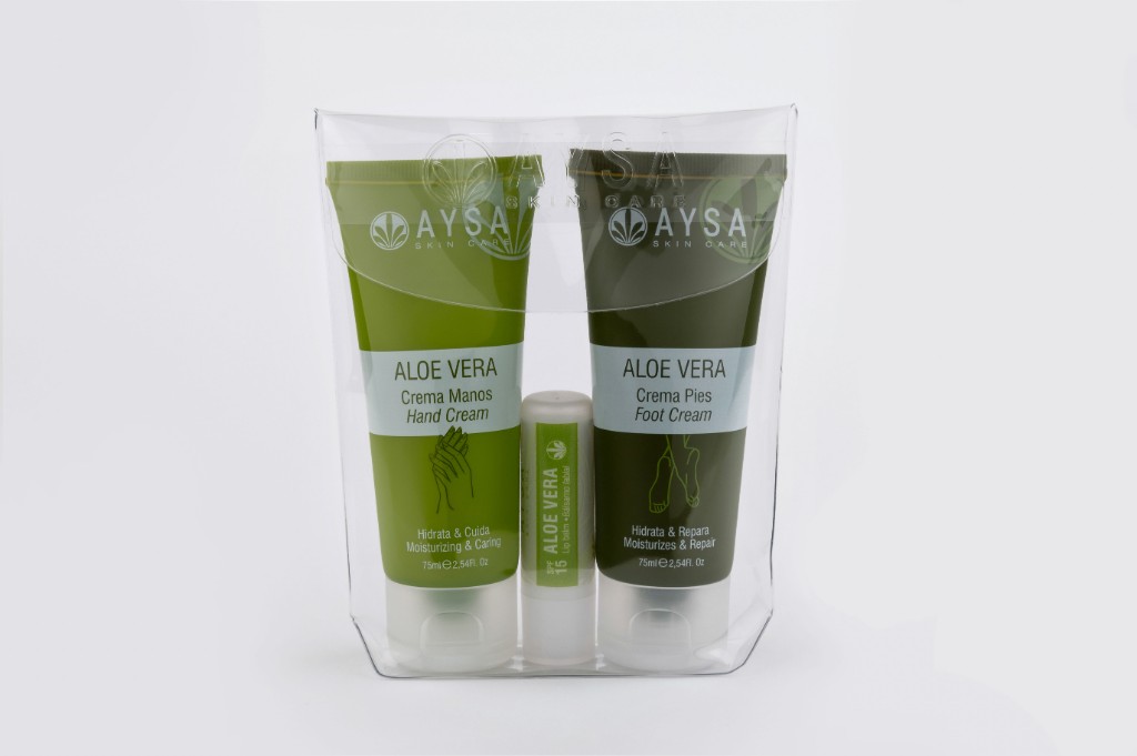 PACK MANOS, PIES Y LABIAL ALOE VERA