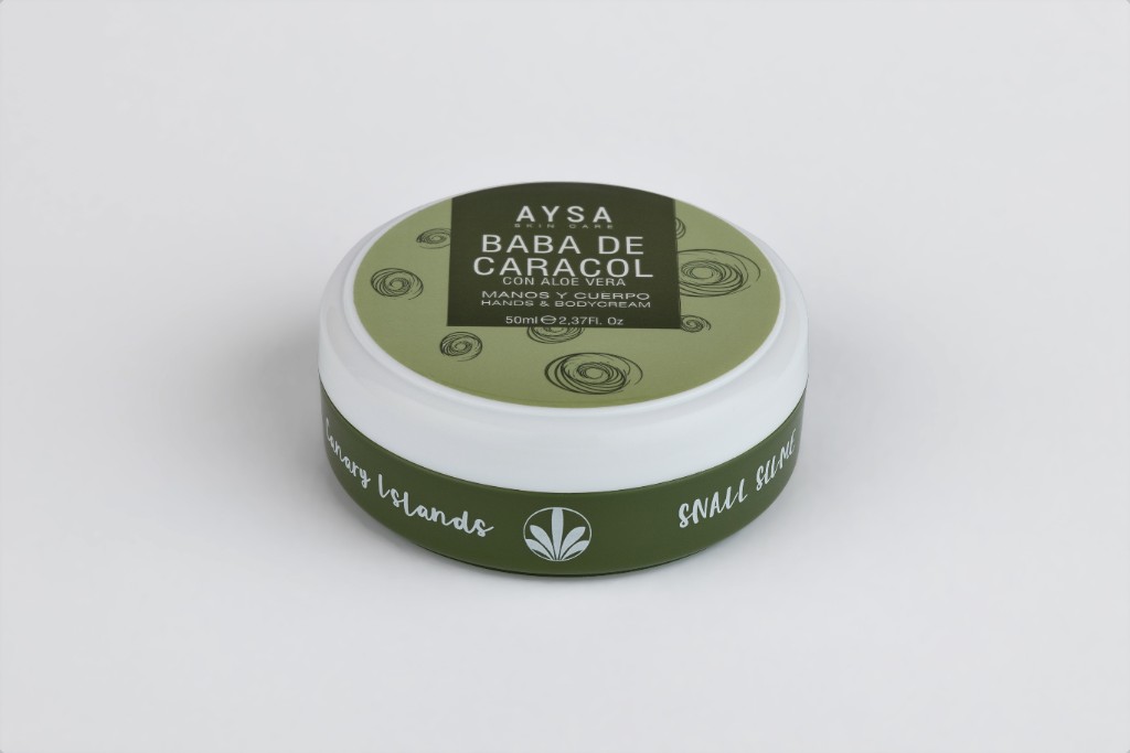 CREMA MANOS, ROSTRO Y CUERPO DE BABA DE CARACOL CON ALOE VERA